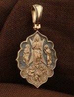 Образок из золота 585 пробы