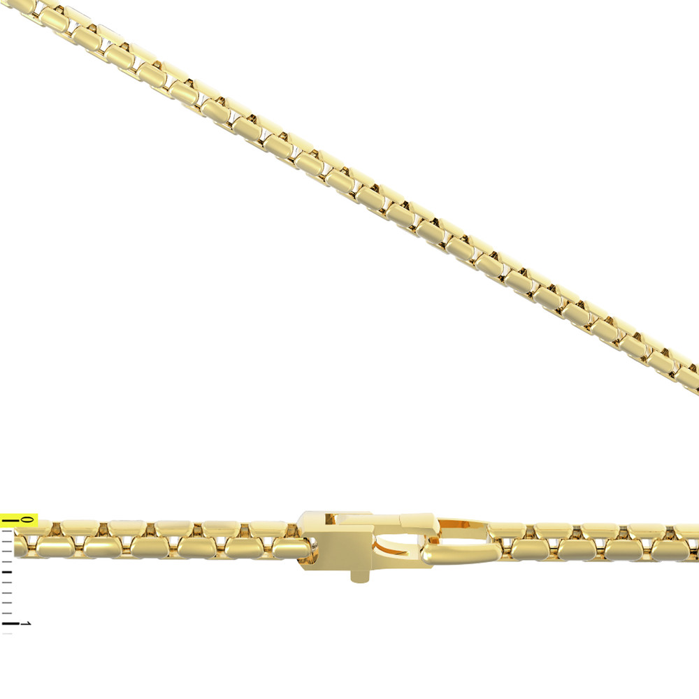 Цепь из лимонного золота