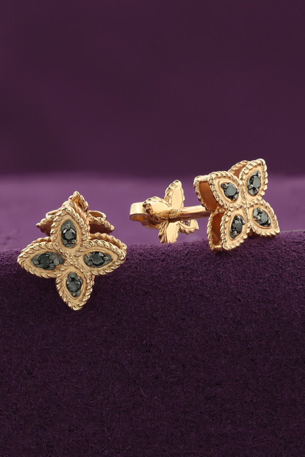 Серьги из золота c бриллиантами