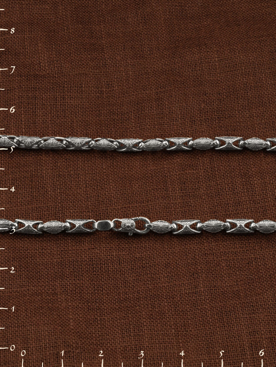 Цепь из белого золота