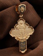 Крест из золота 585 пробы