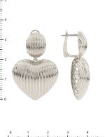 Серьги из белого золота 585 пробы