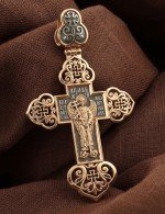 Крест из золота 585 пробы