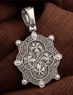 Образок из белого золота 585 пробы