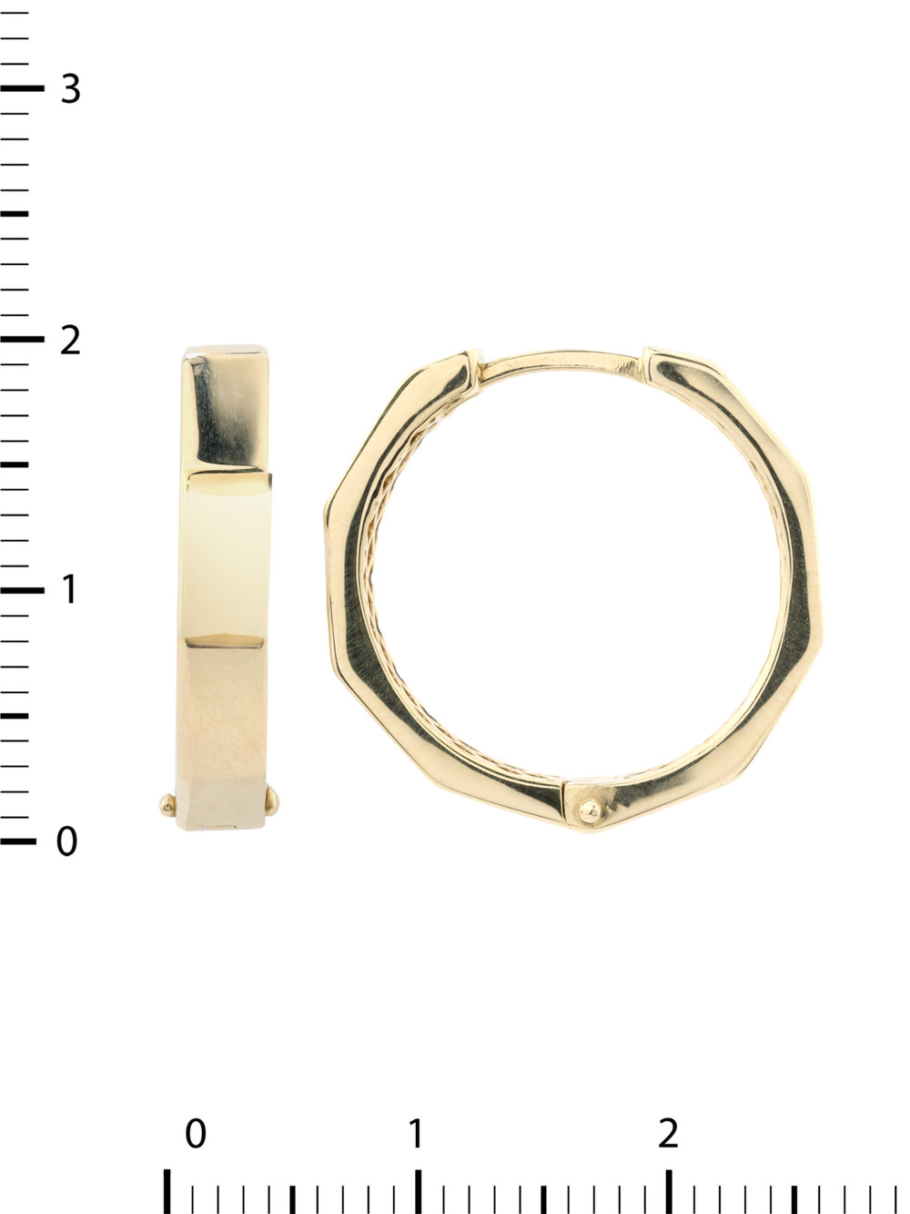 Серьги из лимонного золота