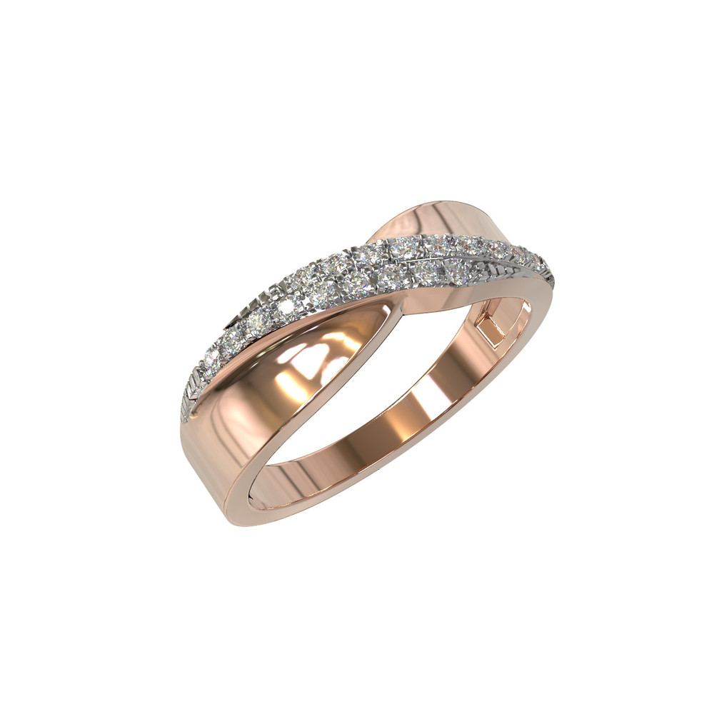 Кольцо из золота c бриллиантами