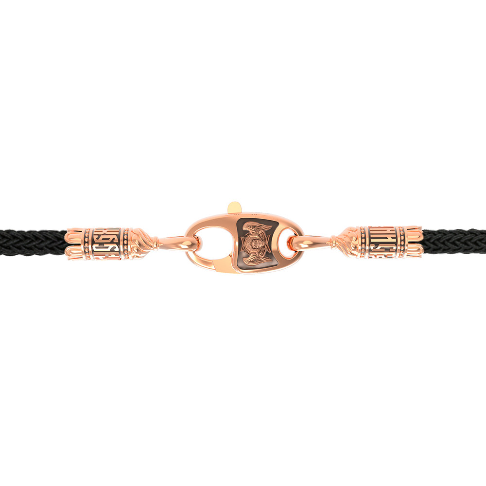 Шнурок шёлковый из золота c шёлковым шнурком