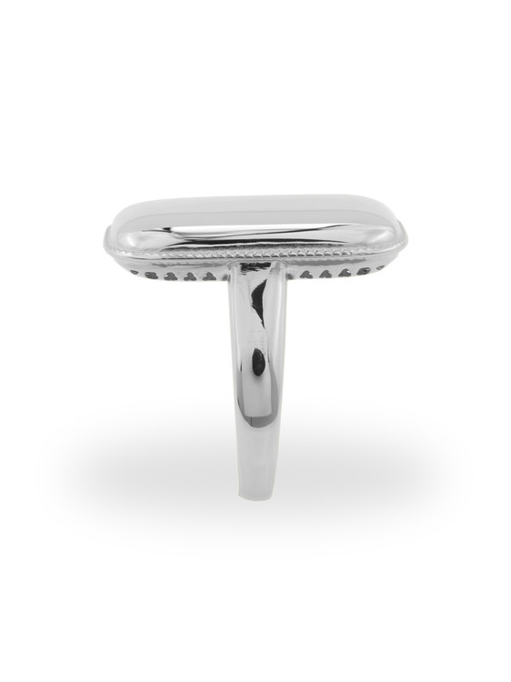 Кольцо из белого золота