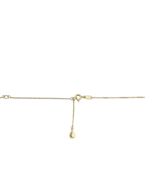 Колье из лимонного золота c бриллиантами