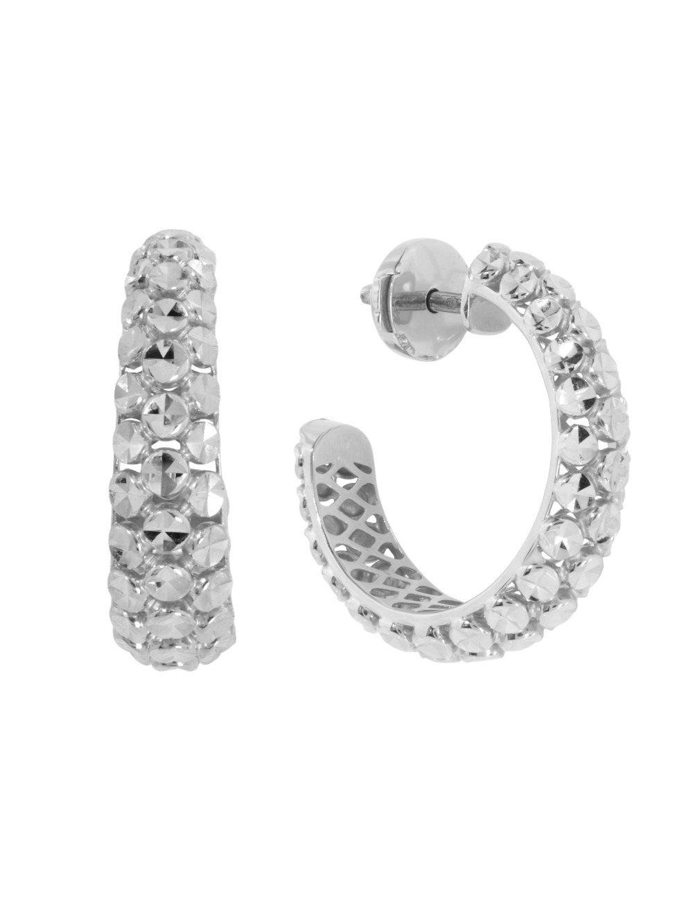 Серьги из белого золота 585 пробы