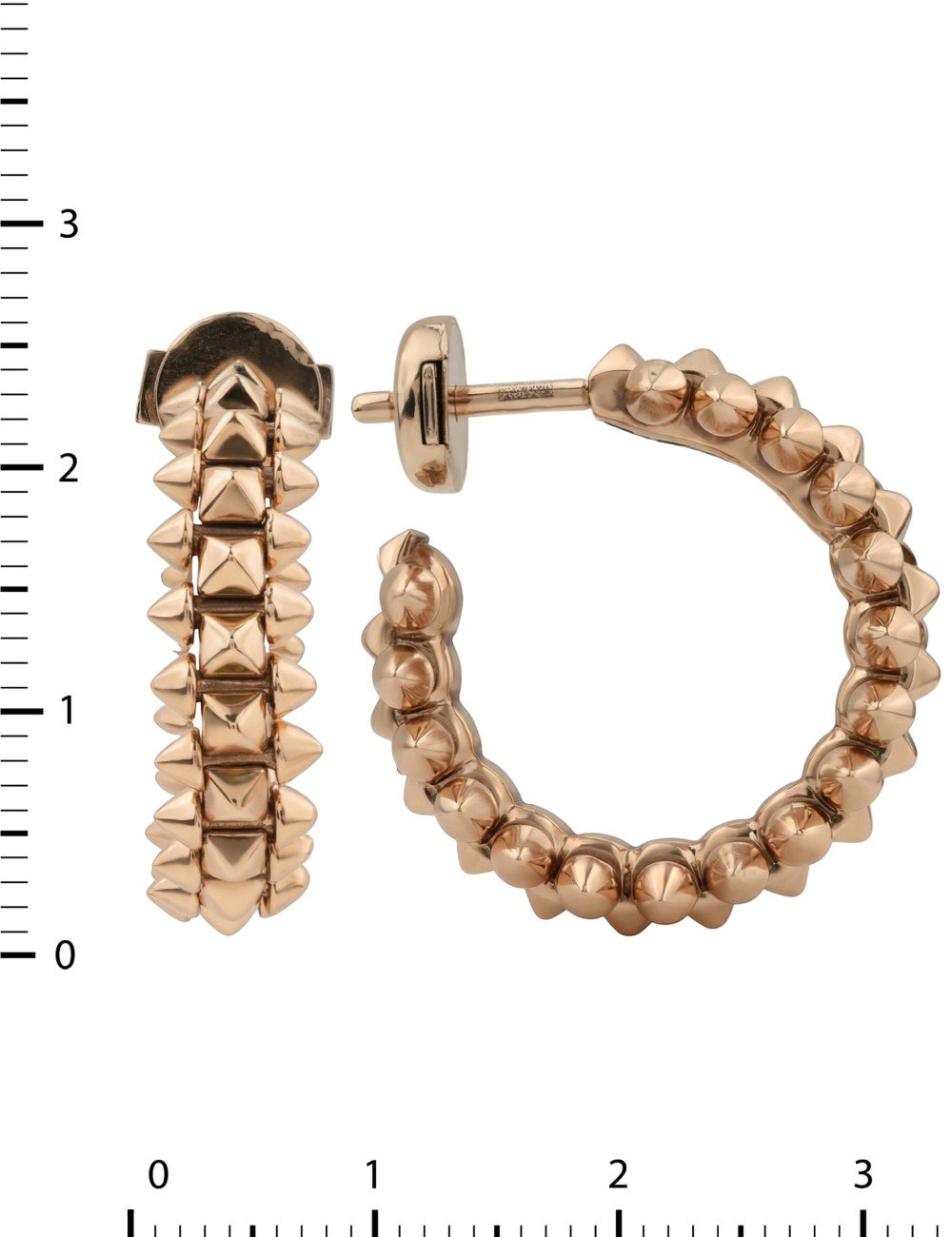 Серьги из розового золота 585 пробы
