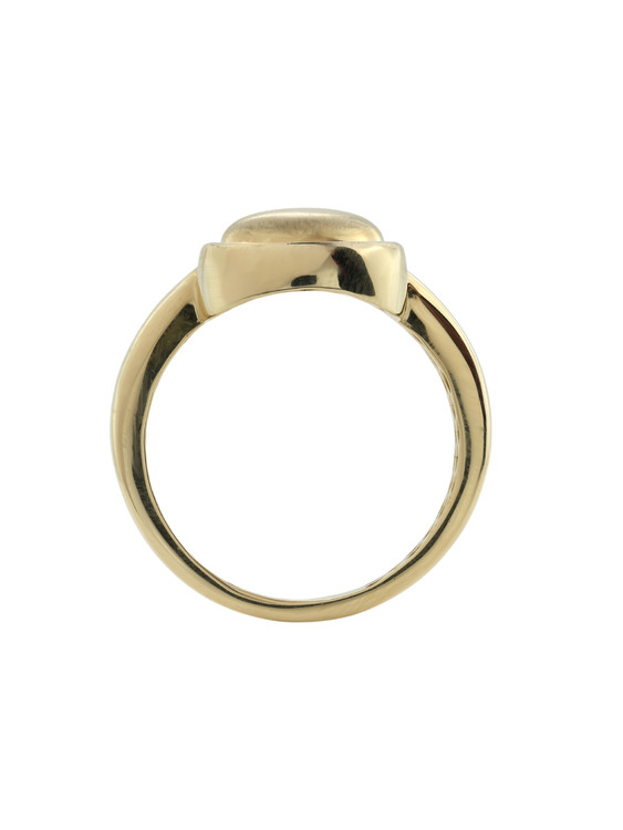 Кольцо из лимонного золота