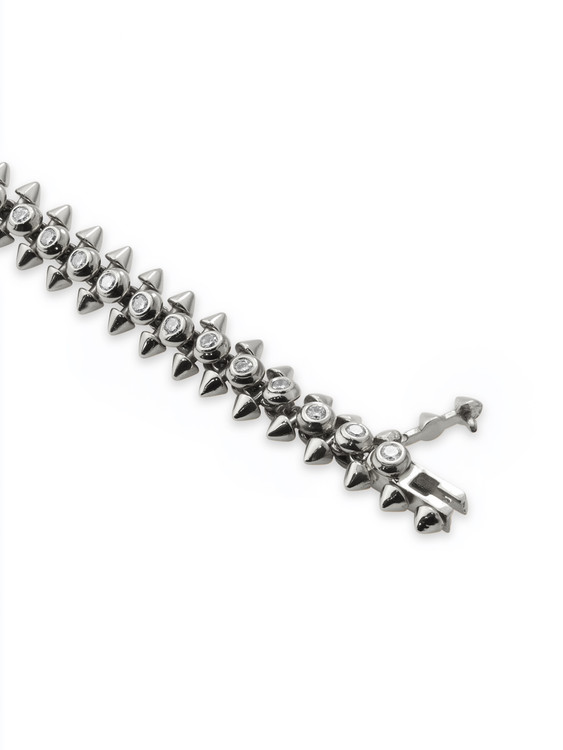 Браслет из белого золота c бриллиантами