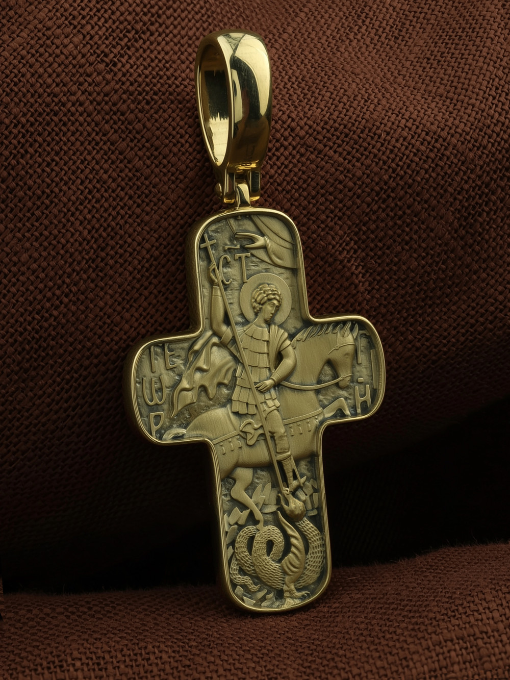 Крест из зелёного золота