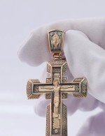 Крест из золота 585 пробы