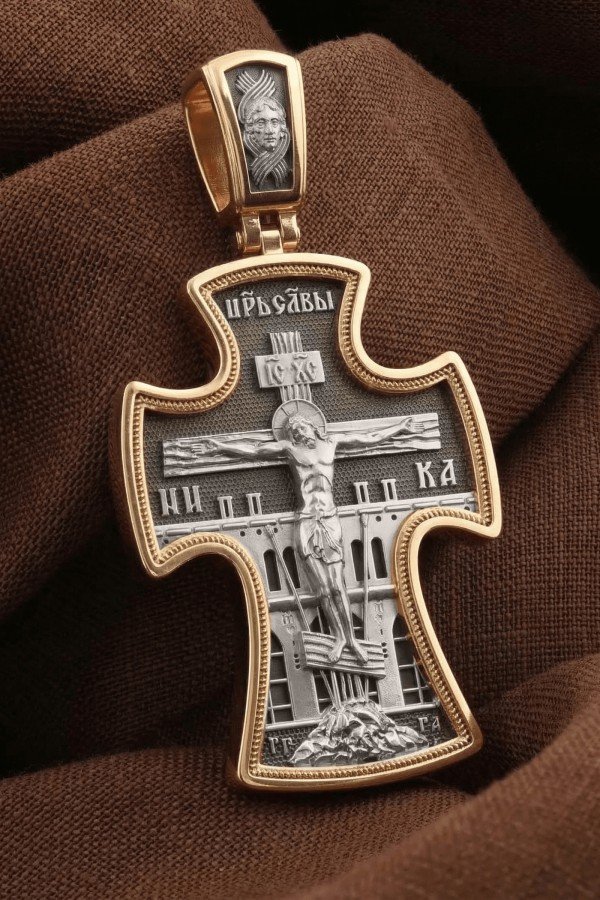 Крест из золота 585 пробы