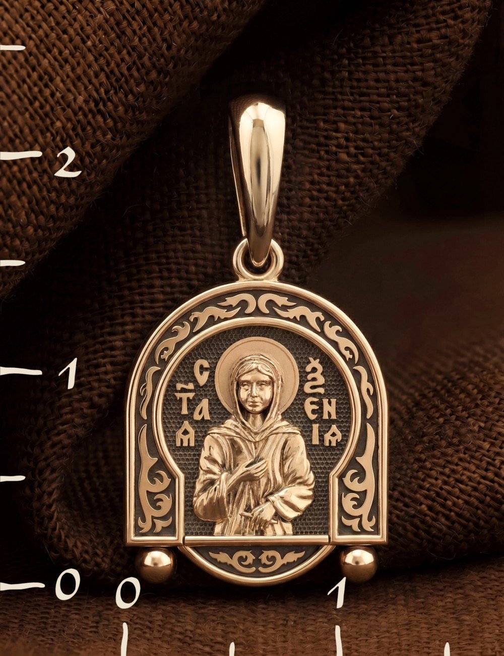 Образок из золота 585 пробы