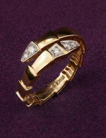 Кольцо из золота 585 пробы c бриллиантами