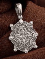 Образок из белого золота 585 пробы