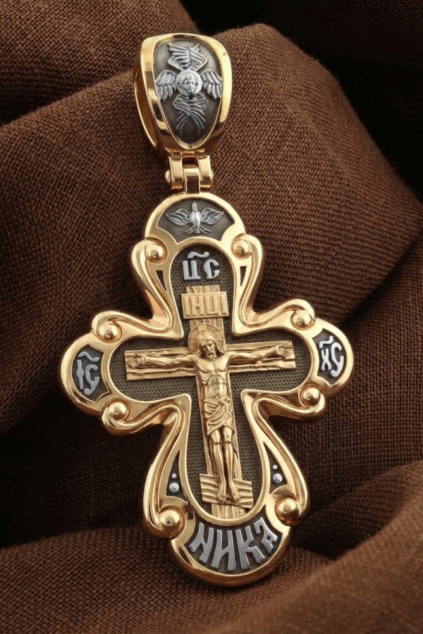 Крест из золота 585 пробы