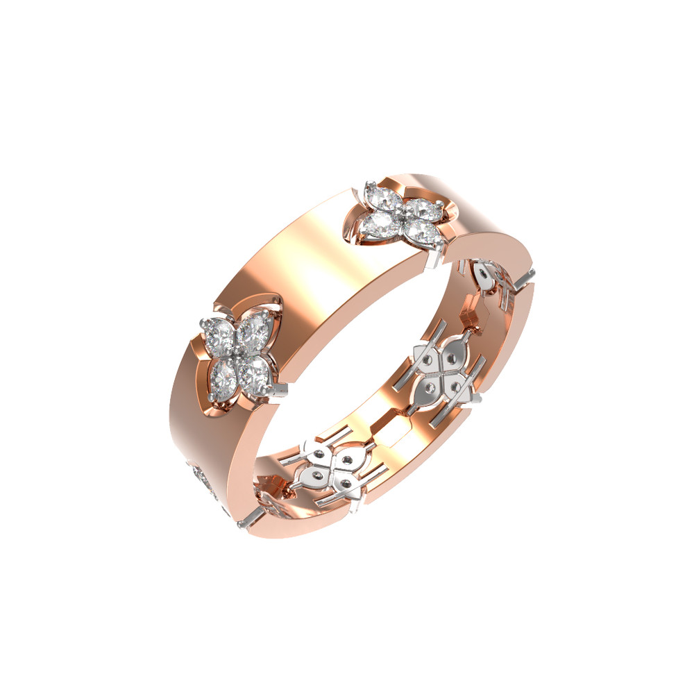 Кольцо из золота c бриллиантами