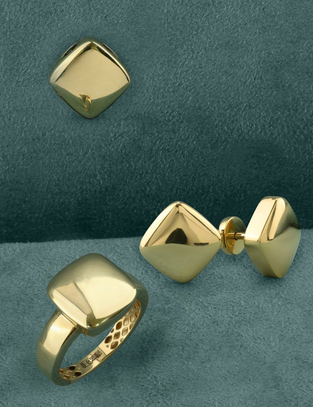 Серьги из лимонного золота 585 пробы