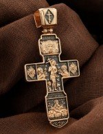 Крест из золота 585 пробы