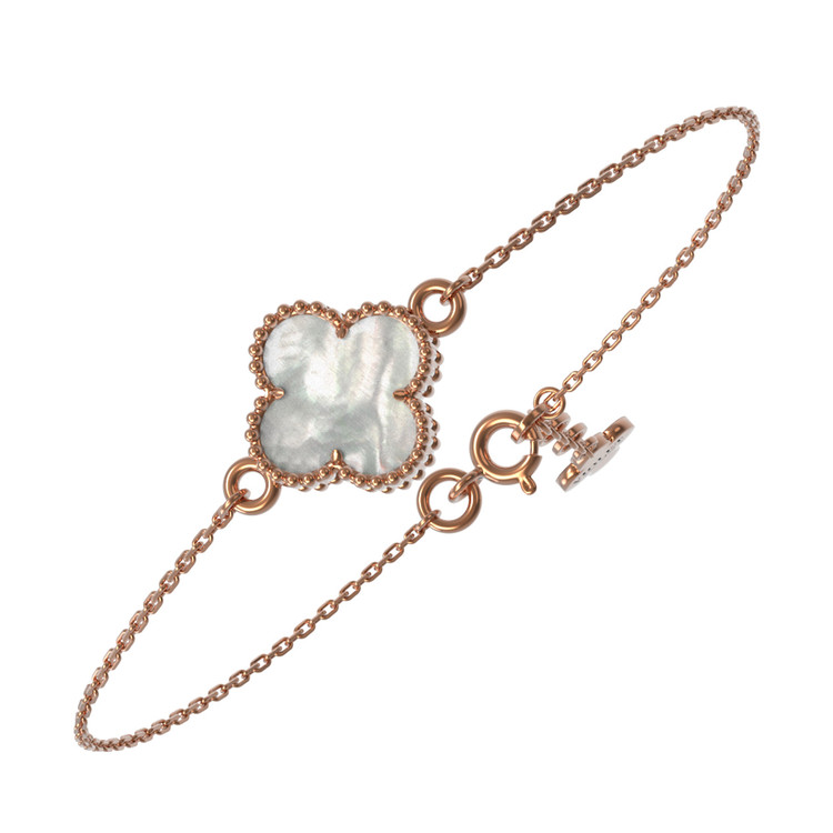 Браслет из золота c перламутром