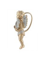 Подвеска из золота 585 пробы c фианитом