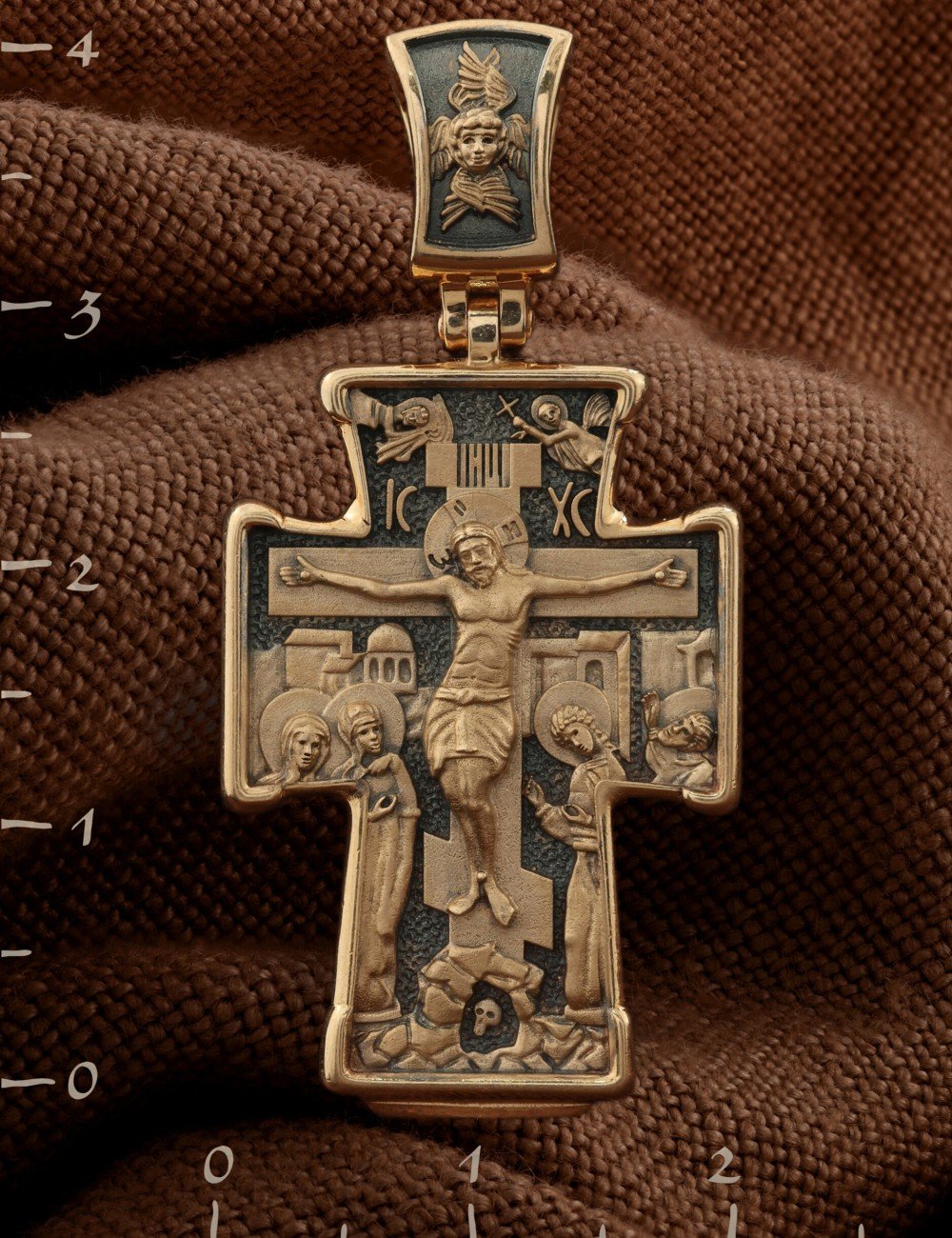 Крест из золота 585 пробы