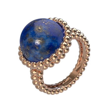 Кольцо из золота c лазуритом