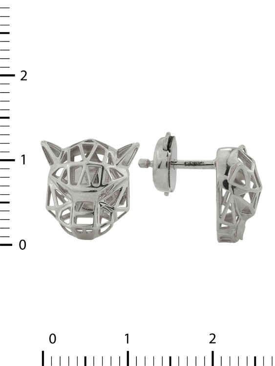 Серьги из белого золота