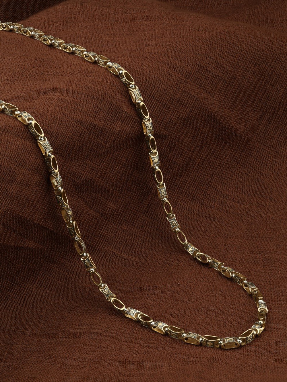 Цепь из лимонного золота