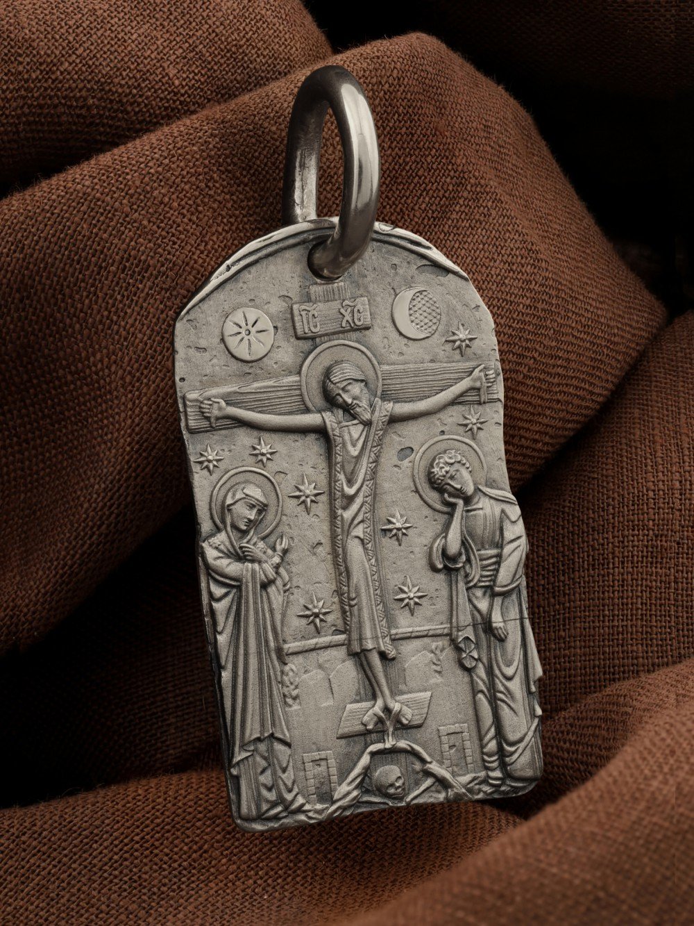 Образок из белого золота