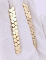 Серьги из лимонного золота 585 пробы