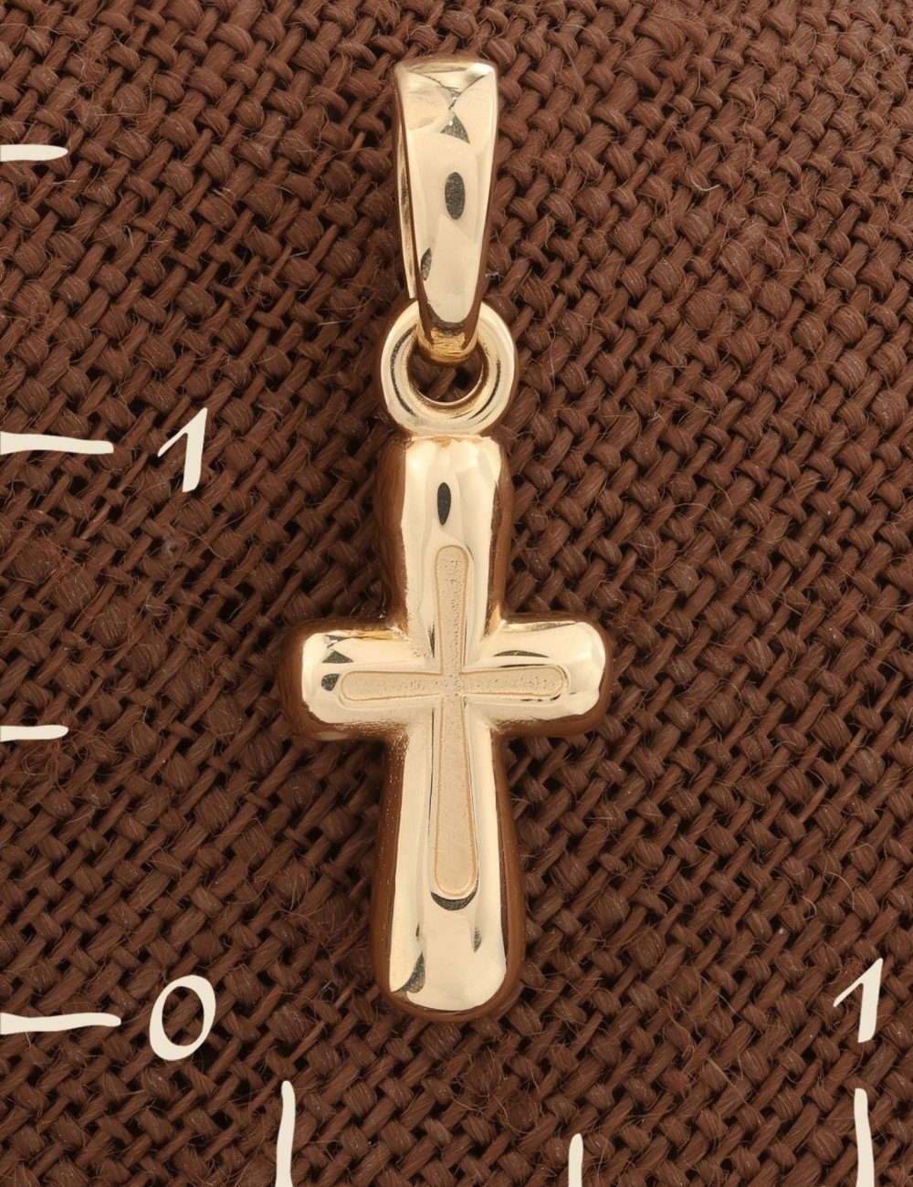 Крест из золота 585 пробы