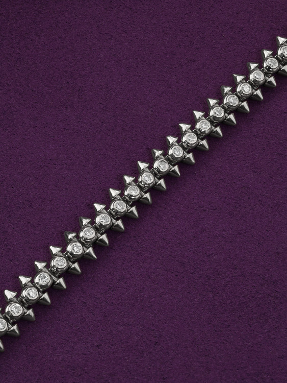 Браслет из белого золота c бриллиантами