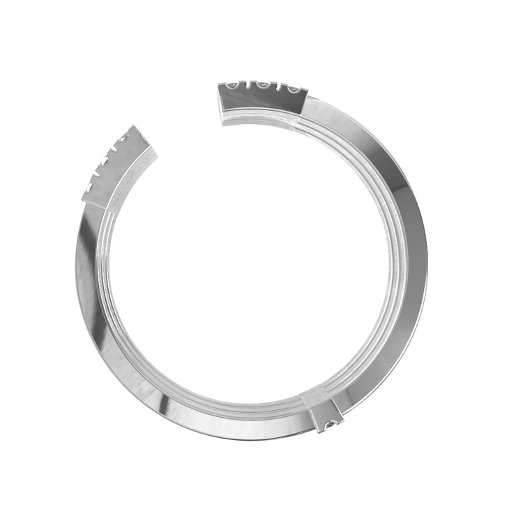 Кольцо из белого золота c бриллиантами