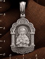 Образок из белого золота 585 пробы