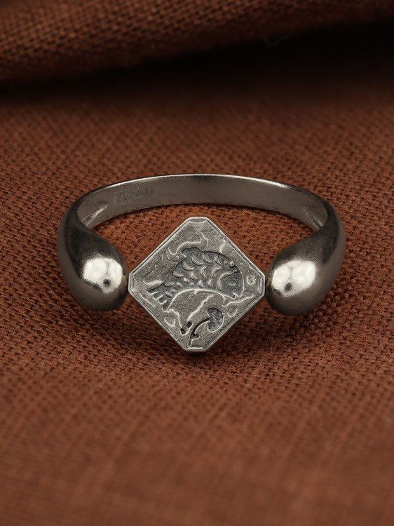 Кольцо из белого золота