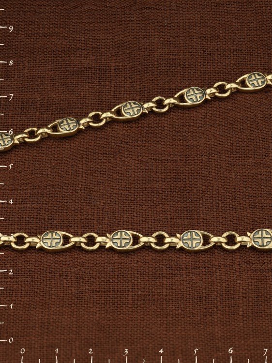 Цепь из лимонного золота