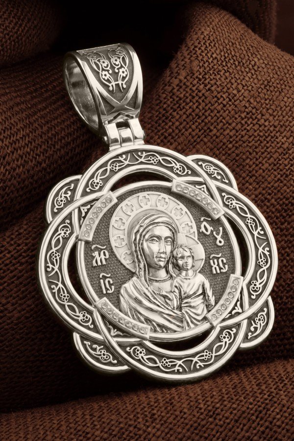 Образок из белого золота