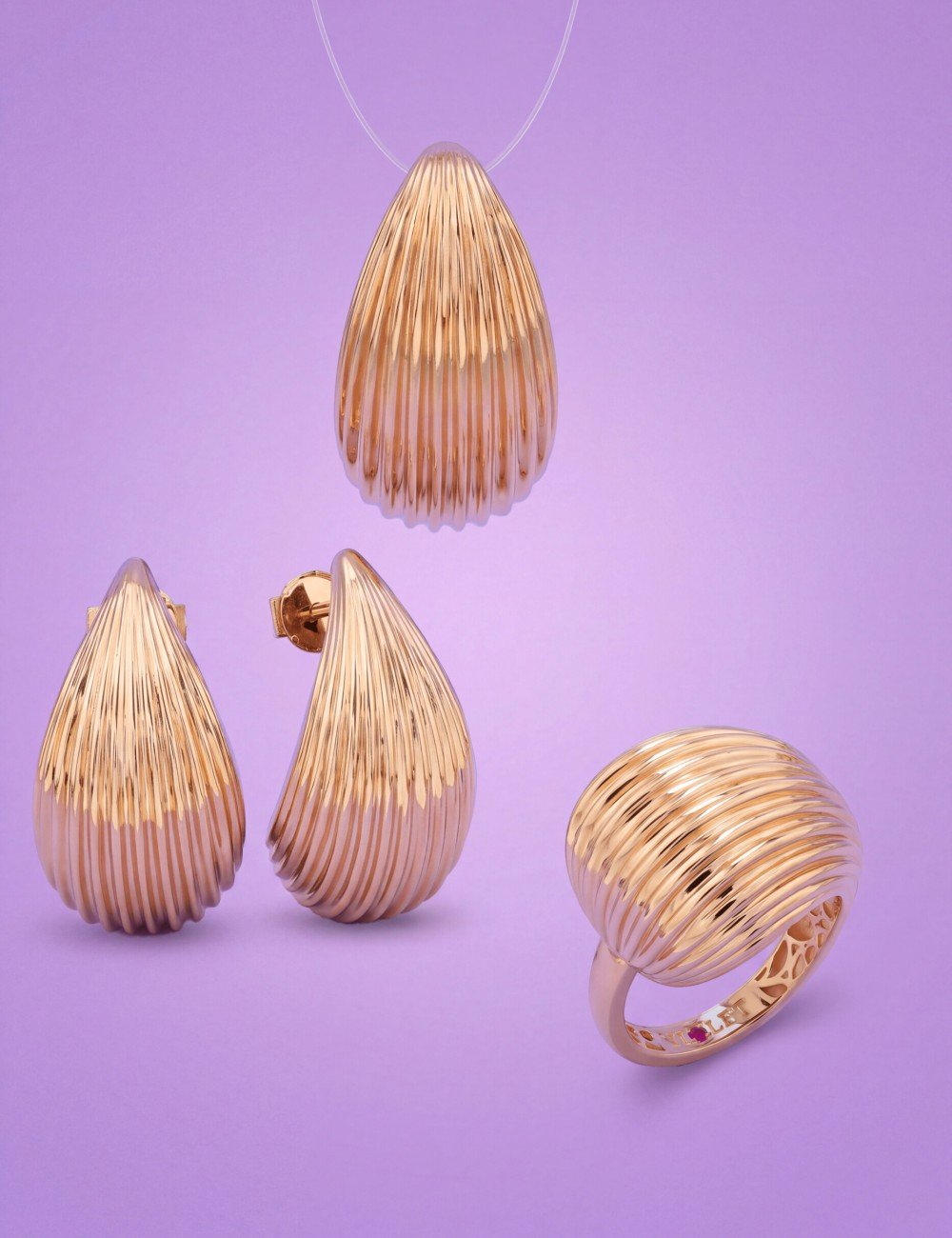 Серьги из золота 585 пробы