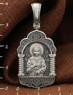 Образок из белого золота 585 пробы