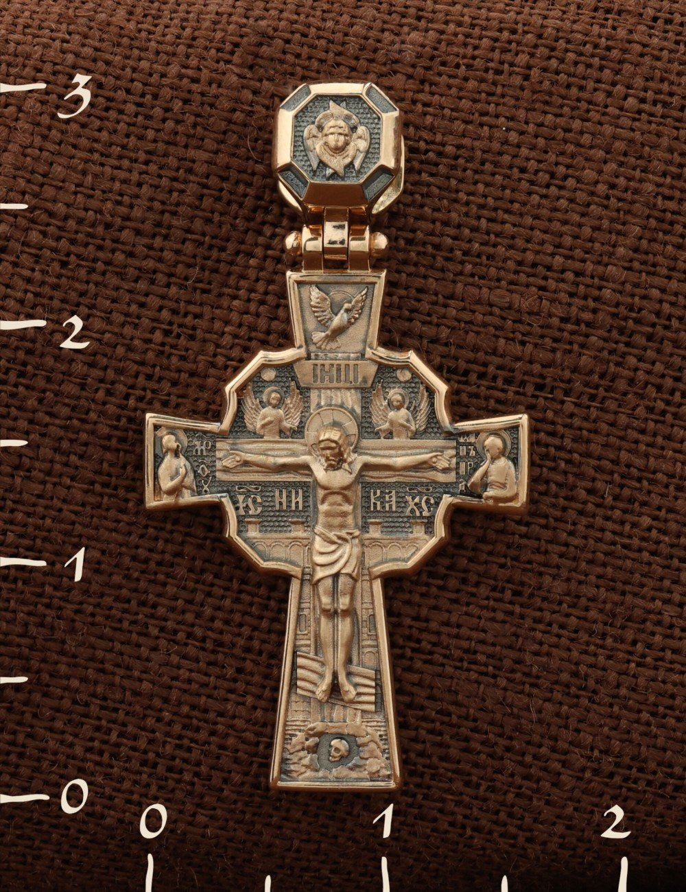 Крест из золота 585 пробы