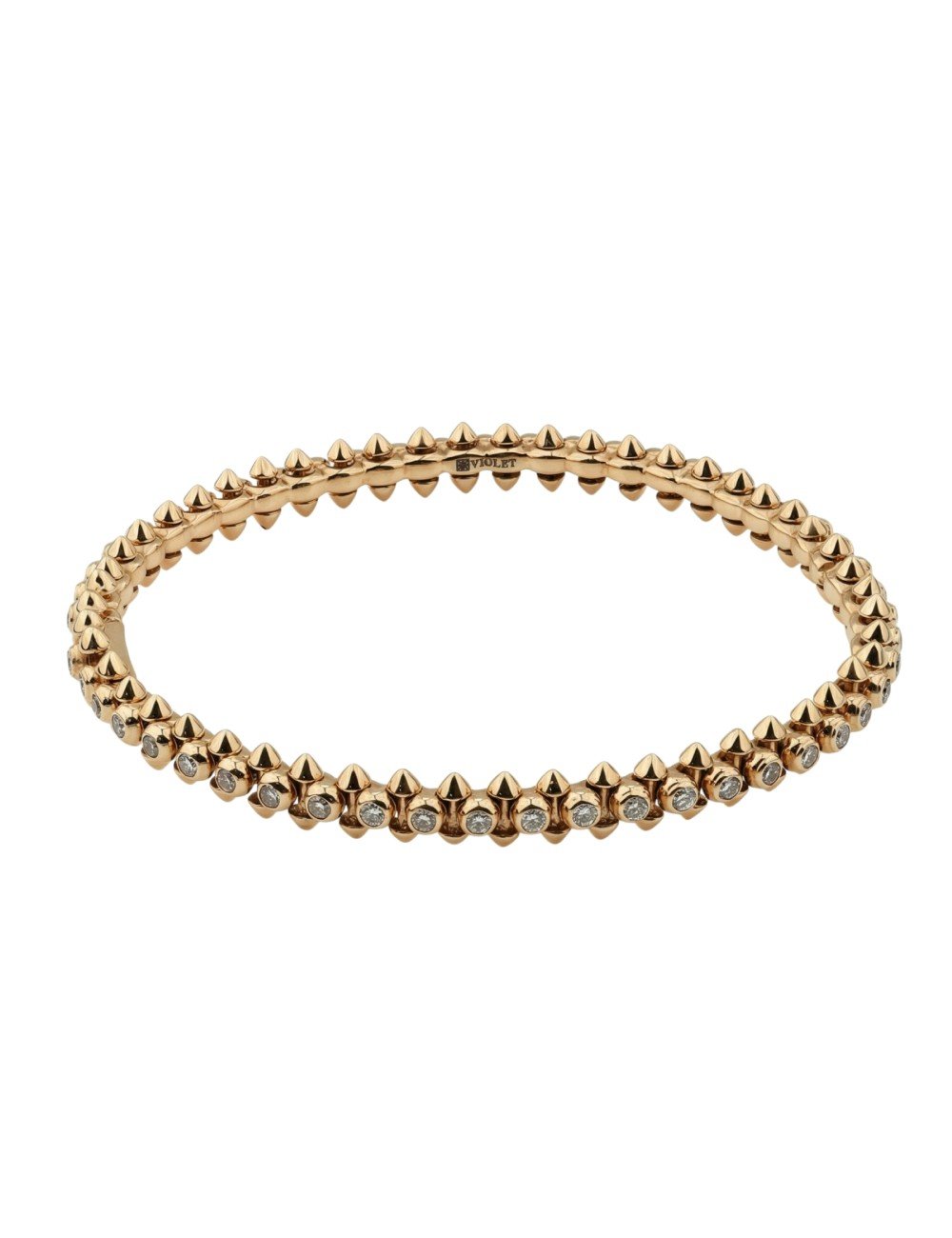 Браслет из золота 585 пробы c бриллиантами
