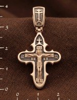Крест из золота 585 пробы