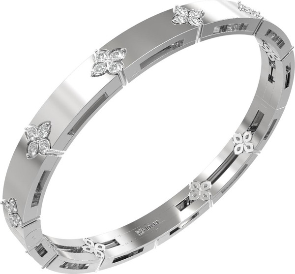 Браслет из белого золота c бриллиантами