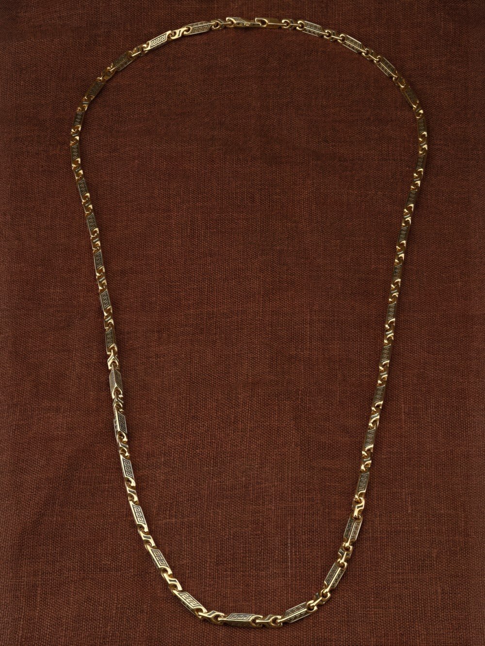 Цепь из лимонного золота