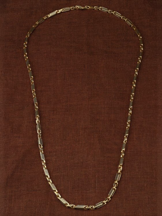 Цепь из лимонного золота